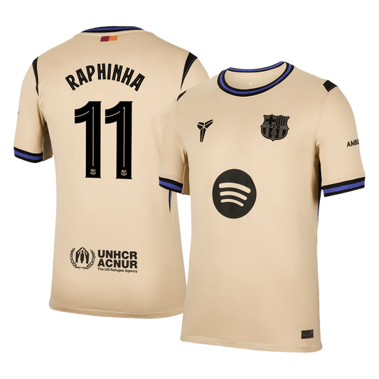 RAPHINHA #11 FC Barcelona Võõrsilvorm Särk 2025/26 - UCL