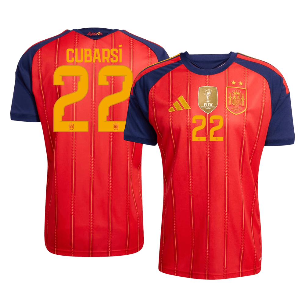 CUBARSÍ #22 Hispaania Koduvorm Särk Champion Edition 2026 - 2 Stars 2026 Autentne