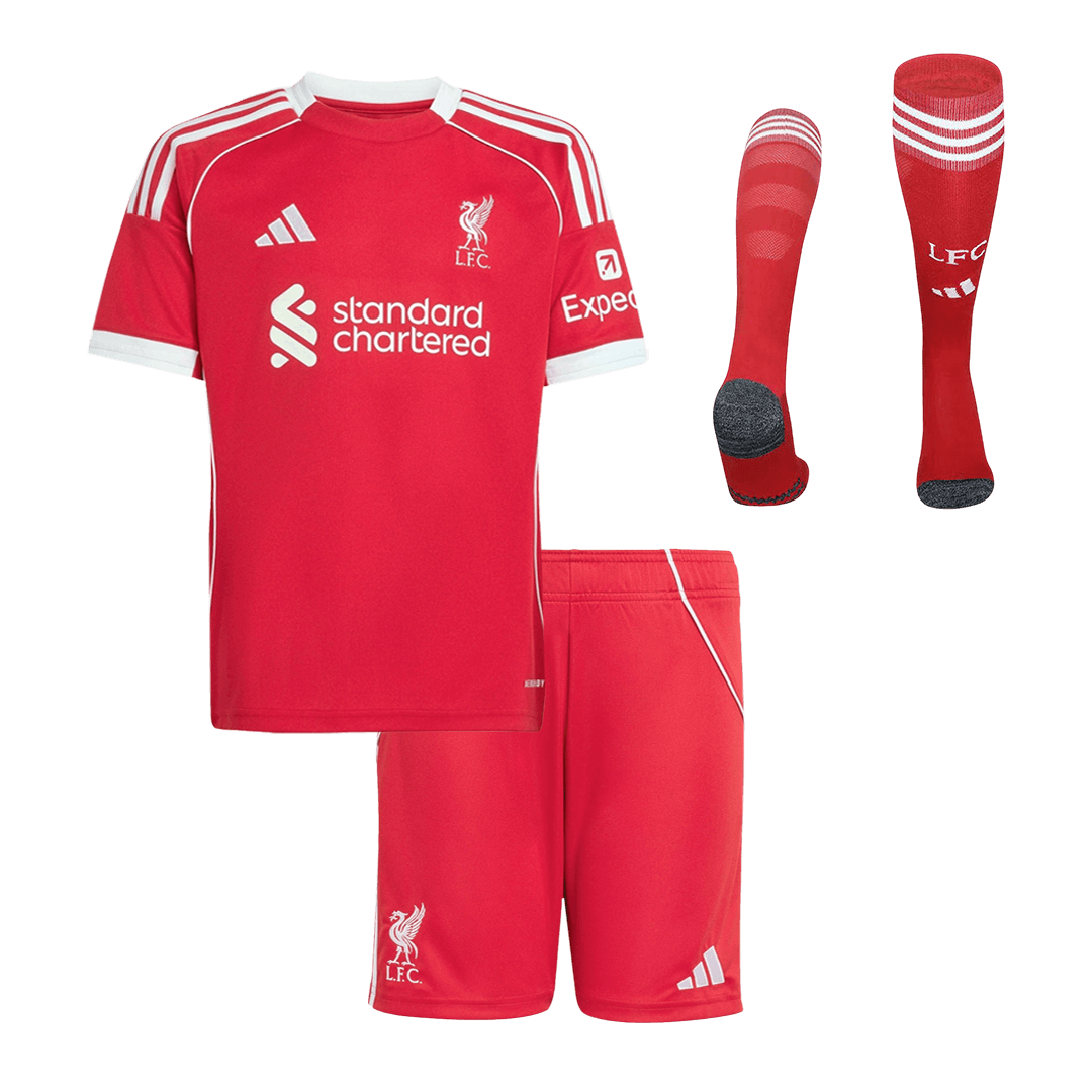Liverpool Koduvorm Laste Jalgpallikomplekt 2025/26
