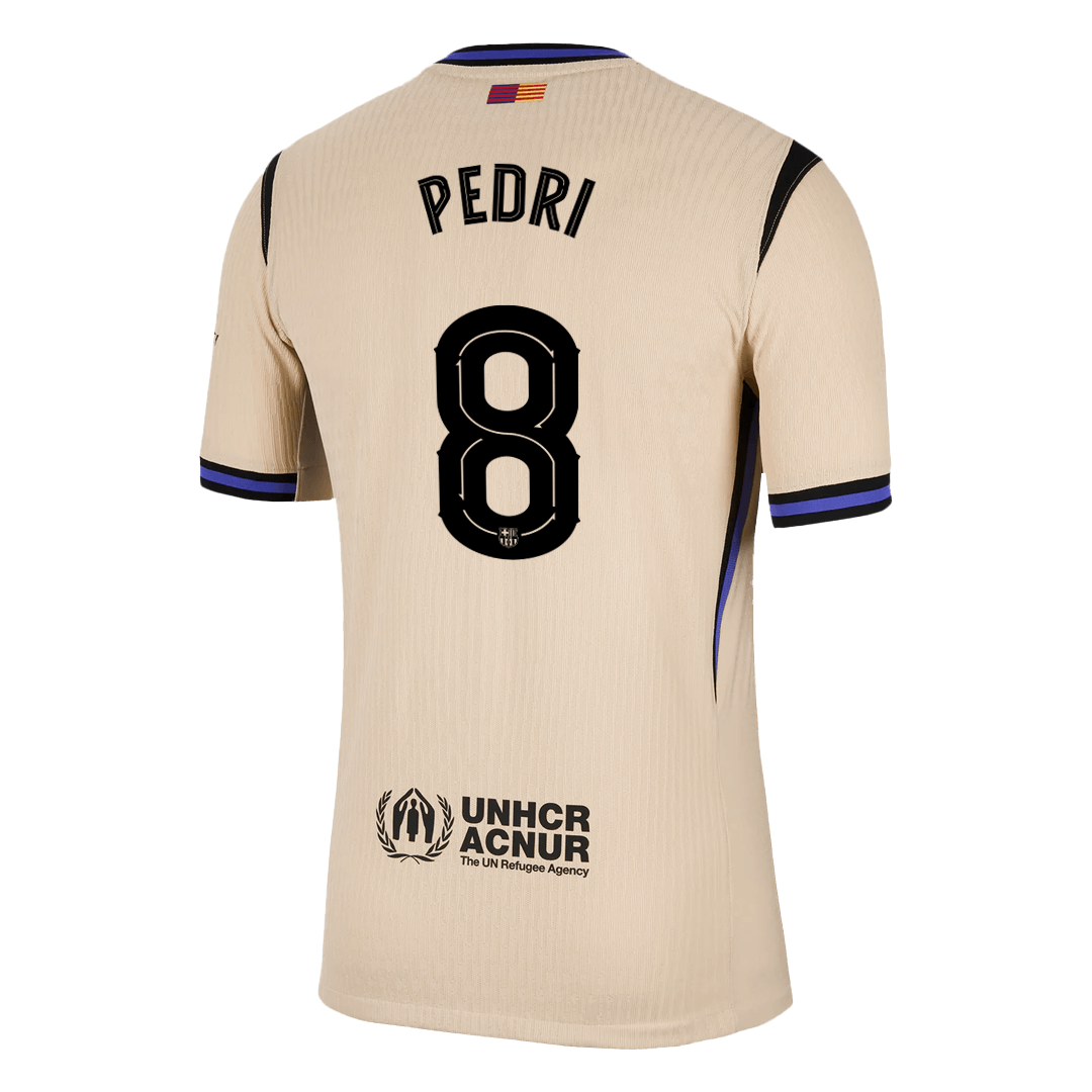 PEDRI #8 FC Barcelona Võõrsilvorm Särk 2025/26 Autentne - UCL