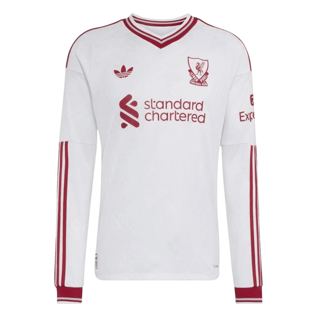 Liverpool Võõrsilvorm Pikkade Varrukatega Särk 2026/27