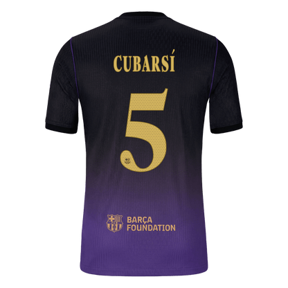 CUBARSÍ #5 Barcelona Võõrsilvorm Särk 2026/27 Autentne - UCL