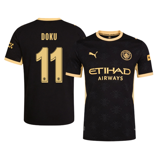 DOKU #11 Manchester City Võõrsilvorm Särk 2026/27 Autentne - UCL