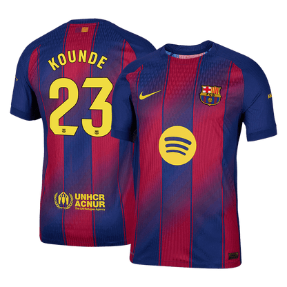 KOUNDE #23 FC Barcelona Koduvorm Särk 2025/26 Autentne