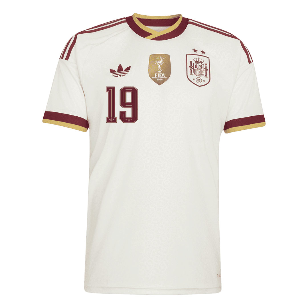 LAMINE YAMAL #19 Hispaania Võõrsilvorm Särk Champion Edition 2026 - 2 Stars 2026