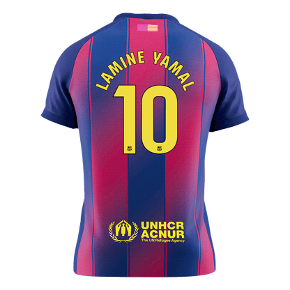 LAMINE YAMAL #10 FC Barcelona Koduvorm Särk 2025/26 - Kvaliteetne