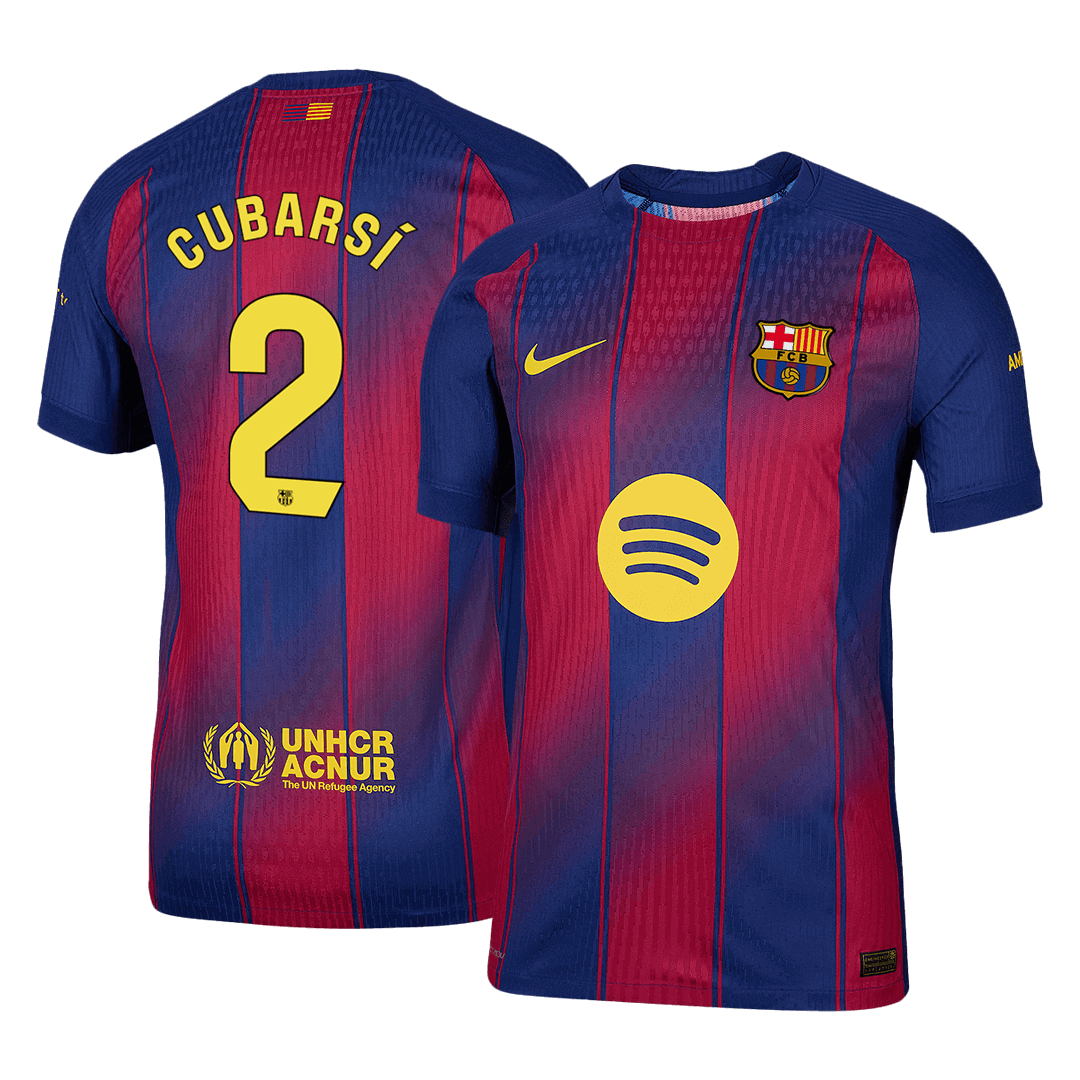 CUBARSÍ #2 FC Barcelona Koduvorm Särk 2025/26 Autentne