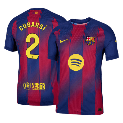 CUBARSÍ #2 FC Barcelona Koduvorm Särk 2025/26 Autentne