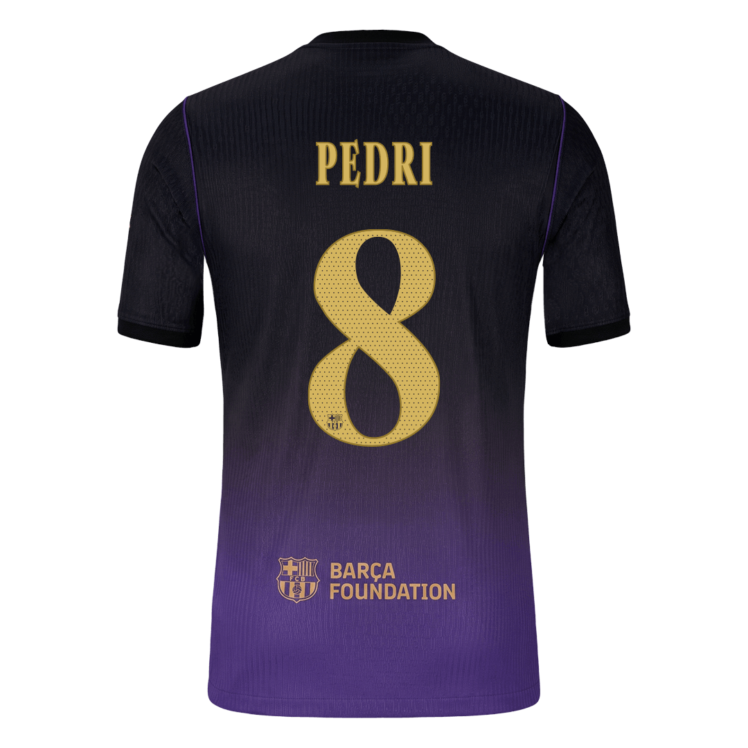 PEDRI #8 Barcelona Võõrsilvorm Särk 2026/27 Autentne - UCL