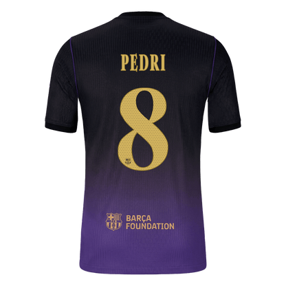 PEDRI #8 Barcelona Võõrsilvorm Särk 2026/27 Autentne - UCL