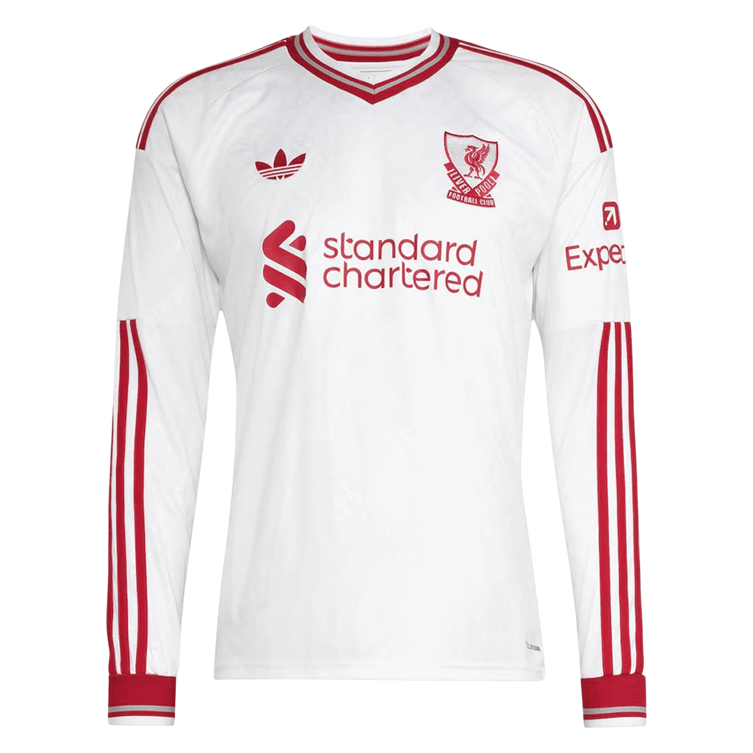 Liverpool Võõrsilvorm Pikkade Varrukatega Särk 2026/27