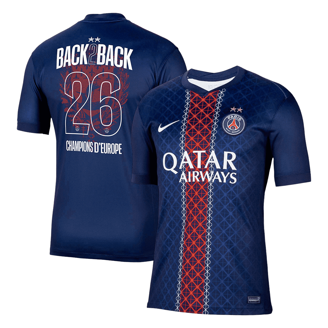 Champions of Europe #26 Pariisi Saint-Germain Koduvorm Särk 2025/26 - Kvaliteetne