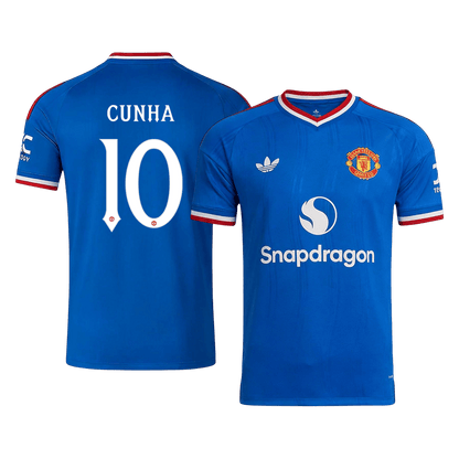 CUNHA #10 Manchester United Võõrsilvorm Särk 2026/27 - UCL