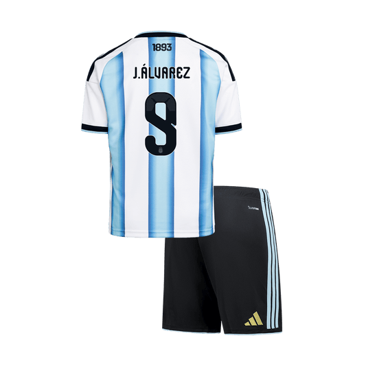 J.ÁLVAREZ #9 Argentina Koduvorm Laste Jalgpallikomplekt 2026 - Kvaliteetne