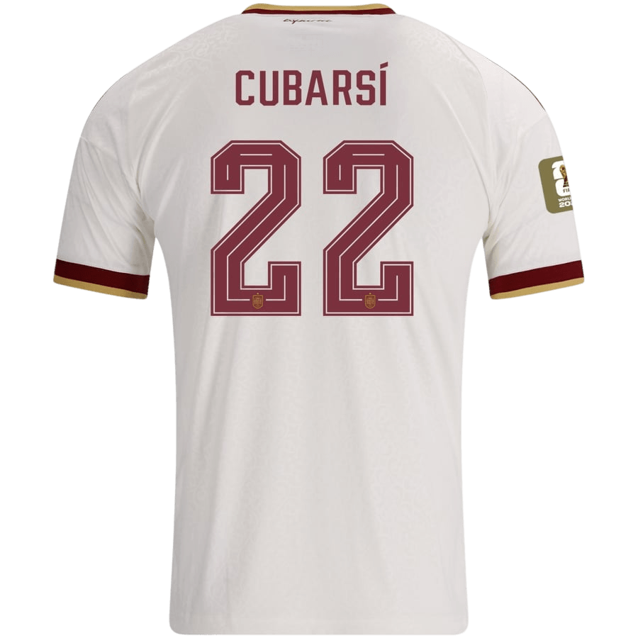 CUBARSÍ #22 Hispaania Võõrsilvorm Särk Champion Edition 2026 - 2 Stars 2026
