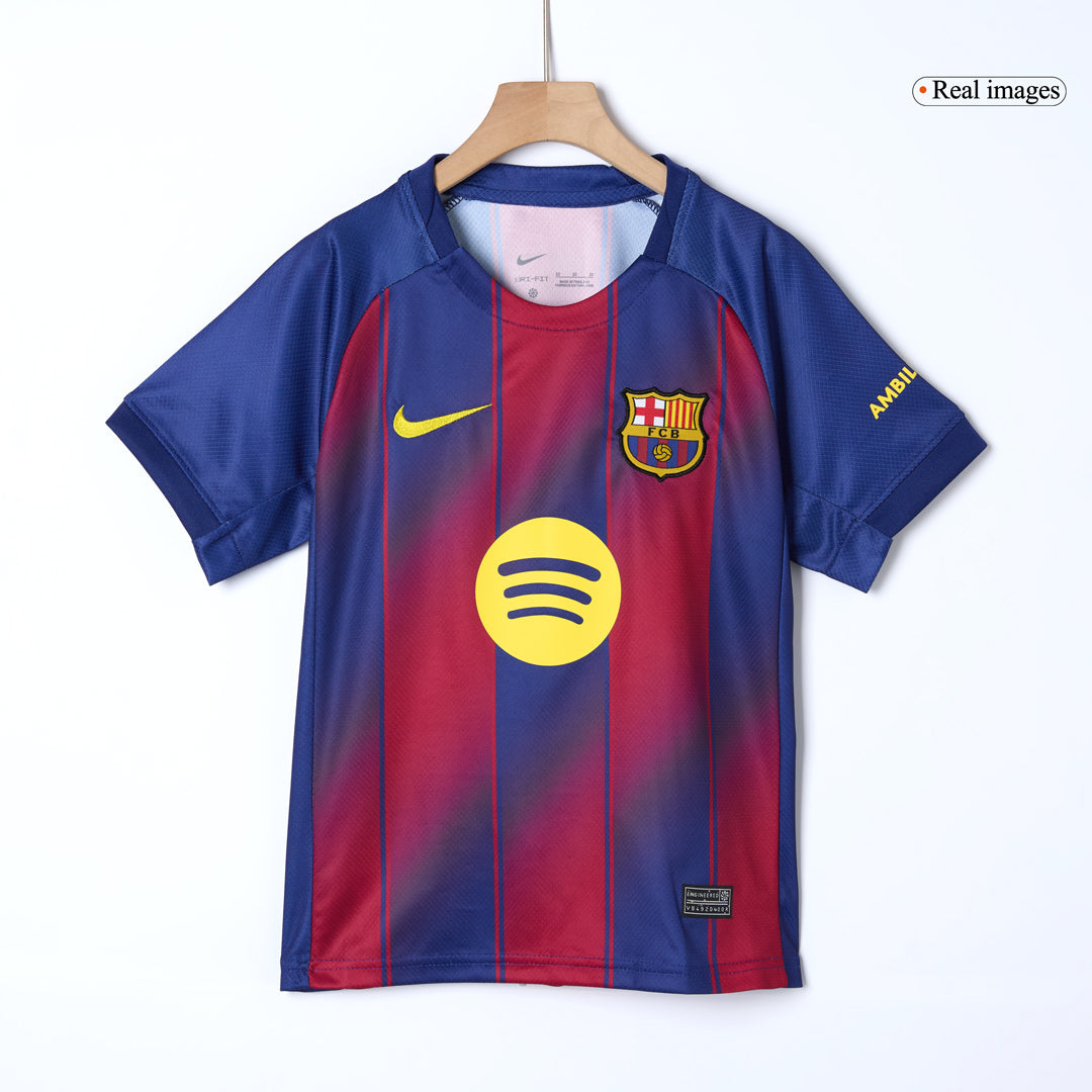 FC Barcelona Koduvorm Laste Jalgpallikomplekt 2025/26 - Kvaliteetne