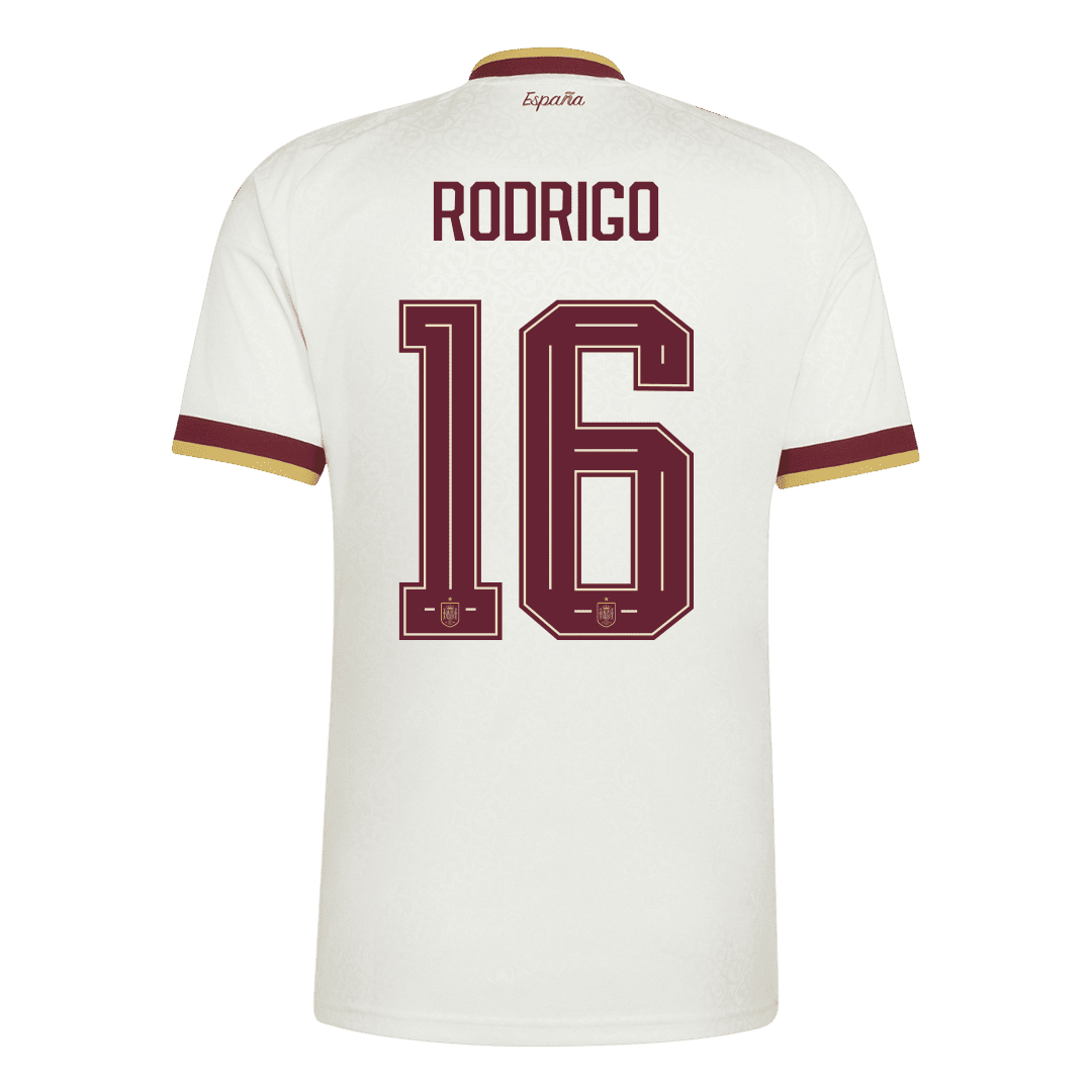RODRIGO #16 Hispaania Võõrsilvorm Särk Champion Edition 2026 - 2 Stars 2026