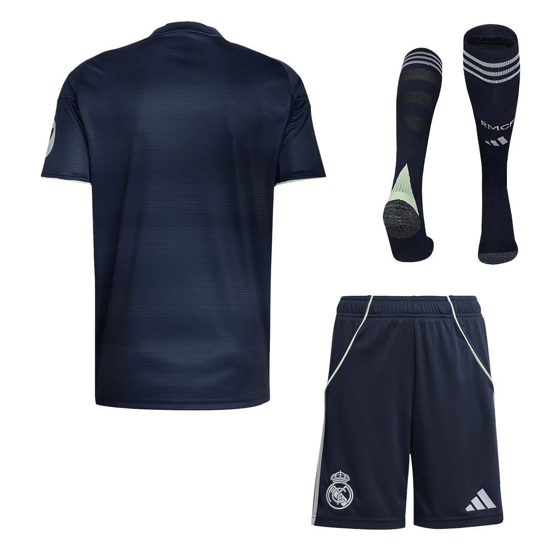 Madridi Real Võõrsilvorm Jalgpallikomplekt 2025/26 - Kvaliteetne