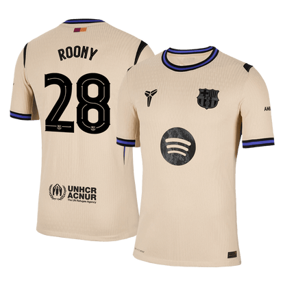 ROONY #28 FC Barcelona Võõrsilvorm Särk 2025/26 Autentne - UCL