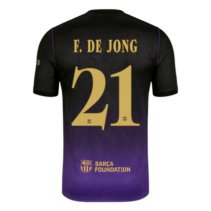 F. DE JONG #21 Barcelona Võõrsilvorm Särk 2026/27 - UCL