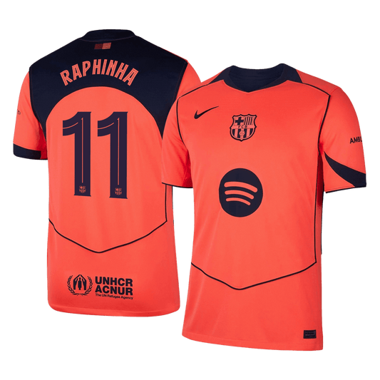 RAPHINHA #11 FC Barcelona Kolmas Särk 2025/26 - UCL