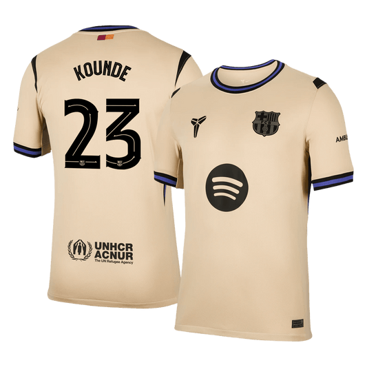 KOUNDE #23 FC Barcelona Võõrsilvorm Särk 2025/26 - UCL