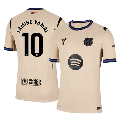 LAMINE YAMAL #10 FC Barcelona Võõrsilvorm Särk 2025/26 Autentne
