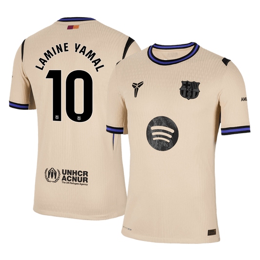 LAMINE YAMAL #10 FC Barcelona Võõrsilvorm Särk 2025/26 Autentne