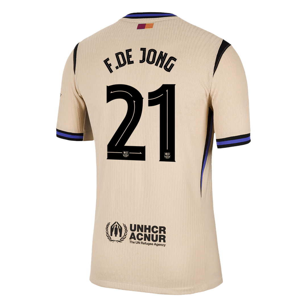 F.DE JONG #21 FC Barcelona Võõrsilvorm Särk 2025/26 Autentne - UCL