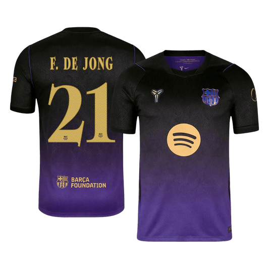 F. DE JONG #21 Barcelona Võõrsilvorm Särk 2026/27 - UCL